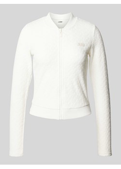 Bluza rozpinana z fakturowanym wzorem model ‘LOLA’ ze sklepu Peek&Cloppenburg  w kategorii Bluzy damskie - zdjęcie 171153678
