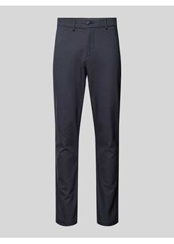 Spodnie o kroju slim fit w jednolitym kolorze model ‘Philip’ ze sklepu Peek&Cloppenburg  w kategorii Spodnie męskie - zdjęcie 171153837