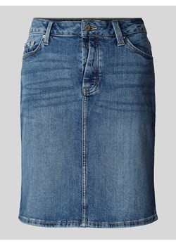 Spódnica jeansowa o długości do kolan z 5 kieszeniami ze sklepu Peek&Cloppenburg  w kategorii Spódnice - zdjęcie 171153865