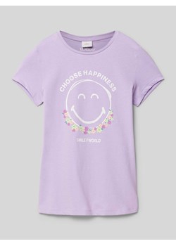T-shirt z nadrukowanym motywem ze sklepu Peek&Cloppenburg  w kategorii Bluzki dziewczęce - zdjęcie 171153876