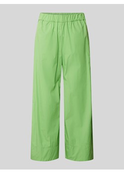 Spodnie z szeroką nogawką i elastycznym pasem model ‘IVO’ ze sklepu Peek&Cloppenburg  w kategorii Spodnie damskie - zdjęcie 171153949