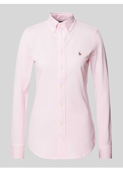Bluzka koszulowa z kołnierzykiem typu button down model ‘HEIDI’ ze sklepu Peek&Cloppenburg  w kategorii Koszule damskie - zdjęcie 171153998