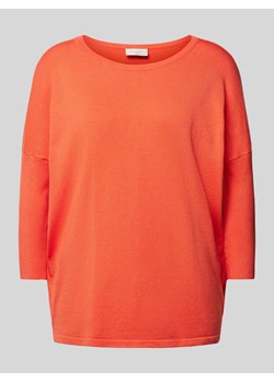 Sweter z dzianiny w jednolitym kolorze model ‘JONE’ ze sklepu Peek&Cloppenburg  w kategorii Swetry damskie - zdjęcie 171154128