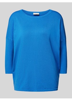 Sweter z dzianiny w jednolitym kolorze model ‘JONE’ ze sklepu Peek&Cloppenburg  w kategorii Swetry damskie - zdjęcie 171154245