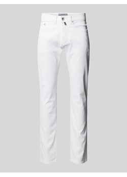 Spodnie w jednolitym kolorze model ‘Lyon Tapered’ ze sklepu Peek&Cloppenburg  w kategorii Jeansy męskie - zdjęcie 171154259