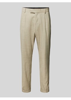 Spodnie garniturowe w jednolitym kolorze model ‘Louis’ ze sklepu Peek&Cloppenburg  w kategorii Spodnie męskie - zdjęcie 171154397