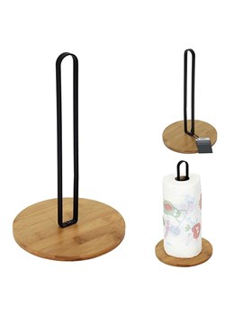 COOK CONCEPT Stojak w kolorze jasnobrązowo-czarnym na ręcznik - wys. 27 x Ø 16 cm ze sklepu Limango Polska w kategorii Akcesoria kuchenne - zdjęcie 171155116