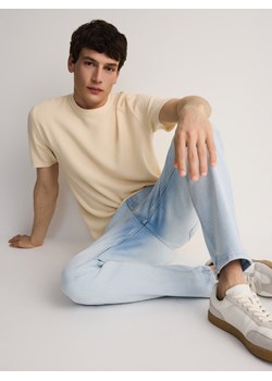 Reserved - Jeansy slim fit z przetarciami - niebieski ze sklepu Reserved w kategorii Jeansy męskie - zdjęcie 171156366