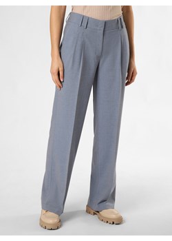 Opus Spodnie - Maiga Kobiety niebieski wypukły wzór tkaniny ze sklepu vangraaf w kategorii Spodnie damskie - zdjęcie 171156809