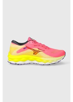 Mizuno buty do biegania Wave Sky 7 kolor różowy J1GD2302 ze sklepu ANSWEAR.com w kategorii Buty sportowe damskie - zdjęcie 171157977