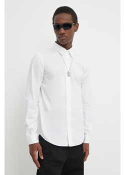 Diesel koszula S-BENNY-CL męska kolor biały slim z kołnierzykiem klasycznym A10617.0QFAV ze sklepu ANSWEAR.com w kategorii Koszule męskie - zdjęcie 171160565