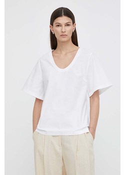 By Malene Birger bluzka kolor biały gładka ze sklepu ANSWEAR.com w kategorii Bluzki damskie - zdjęcie 171162408