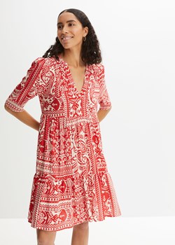 Sukienka tunikowa z nadrukiem, ze zrównoważonej wiskozy ze sklepu bonprix w kategorii Sukienki - zdjęcie 171163867