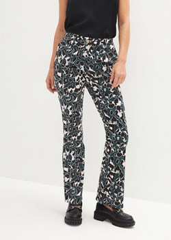 Spodnie ze stretchem, w cętki leoparda ze sklepu bonprix w kategorii Spodnie damskie - zdjęcie 171163879