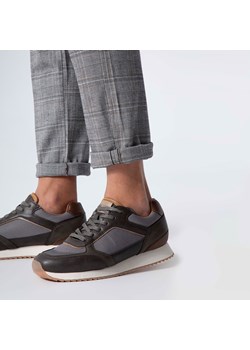 Męskie sneakersy ze skóry ekologicznej ze wstawkami ze sklepu WITTCHEN w kategorii Buty sportowe męskie - zdjęcie 171165176