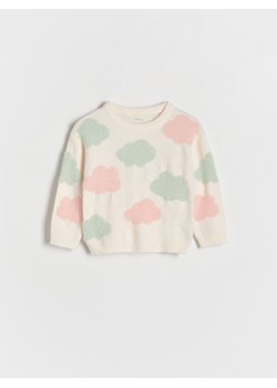 Reserved - Sweter we wzory - wielobarwny ze sklepu Reserved w kategorii Swetry dziewczęce - zdjęcie 171165257