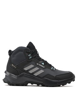 Buty adidas Terrex AX4 Mid GORE-TEX Hiking Shoes HQ1049 Core Black/Grey Three/Mint Ton ze sklepu eobuwie.pl w kategorii Buty trekkingowe damskie - zdjęcie 171170498