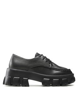 Półbuty Pieces Pcradi Cleated Apron Shoe 17129299 Black ze sklepu eobuwie.pl w kategorii Półbuty damskie - zdjęcie 171170907
