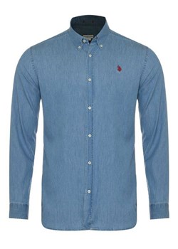 koszula męska u.s. polo assn. 67083 51633 170 niebieski ze sklepu Royal Shop w kategorii Koszule męskie - zdjęcie 171172045