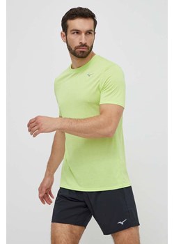 Mizuno t-shirt do biegania Impulse Core kolor zielony J2GAA519 ze sklepu ANSWEAR.com w kategorii T-shirty męskie - zdjęcie 171172228