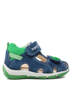 Sandały Superfit 1-600140-8010 M Blau/Grun ze sklepu eobuwie.pl w kategorii Buciki niemowlęce - zdjęcie 171172918