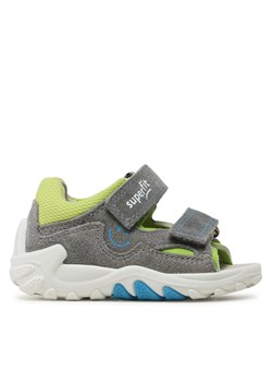 Sandały Superfit 1-000034-2500 S Lightgrey/Lightgreen ze sklepu eobuwie.pl w kategorii Sandały dziecięce - zdjęcie 171173246