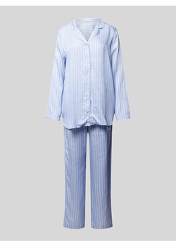 Piżama ze wzorem w cienkie prążki ze sklepu Peek&Cloppenburg  w kategorii Piżamy damskie - zdjęcie 171173549
