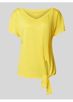 T-shirt z dekoltem w serek ze sklepu Peek&Cloppenburg  w kategorii Bluzki damskie - zdjęcie 171173638