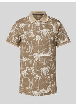 Koszulka polo we wzory na całej powierzchni ze sklepu Peek&Cloppenburg  w kategorii T-shirty męskie - zdjęcie 171173646