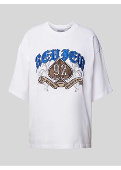 T-shirt typu oversized z nadrukiem z motywem ze sklepu Peek&Cloppenburg  w kategorii Bluzki damskie - zdjęcie 171173725