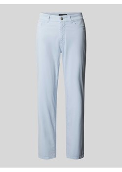 Spodnie o kroju slim fit w jednolitym kolorze model ‘SILEA’ ze sklepu Peek&Cloppenburg  w kategorii Spodnie damskie - zdjęcie 171173728