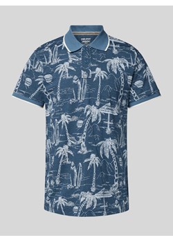 Koszulka polo we wzory na całej powierzchni ze sklepu Peek&Cloppenburg  w kategorii T-shirty męskie - zdjęcie 171173729