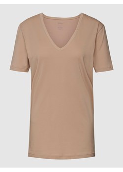 T-shirt o kroju Slim Fit z dekoltem w serek ze sklepu Peek&Cloppenburg  w kategorii T-shirty męskie - zdjęcie 171173765