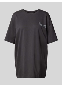 T-shirt o kroju oversized z nadrukiem z logo model ‘LIVA’ ze sklepu Peek&Cloppenburg  w kategorii Bluzki damskie - zdjęcie 171173798