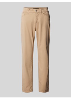 Spodnie o kroju slim fit w jednolitym kolorze model ‘SILEA’ ze sklepu Peek&Cloppenburg  w kategorii Spodnie damskie - zdjęcie 171173855