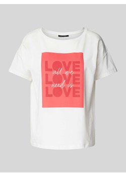 T-shirt z nadrukiem ze sloganem ze sklepu Peek&Cloppenburg  w kategorii Bluzki damskie - zdjęcie 171173866