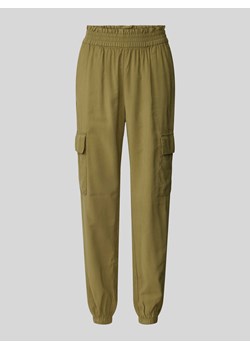 Spodnie cargo z elastycznym pasem model ‘LARIS LIFE’ ze sklepu Peek&Cloppenburg  w kategorii Spodnie damskie - zdjęcie 171173916
