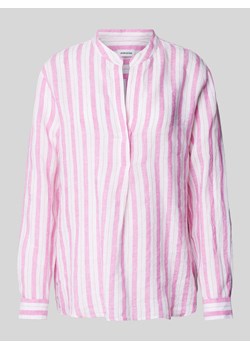 Bluzka z lnu ze wzorem w paski ze sklepu Peek&Cloppenburg  w kategorii Bluzki damskie - zdjęcie 171174039