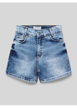 Szorty jeansowe z efektem znoszenia ze sklepu Peek&Cloppenburg  w kategorii Spodenki dziewczęce - zdjęcie 171174059