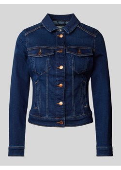 Kurtka jeansowa z kieszeniami na piersi ze sklepu Peek&Cloppenburg  w kategorii Kurtki damskie - zdjęcie 171174239