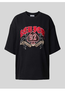 T-shirt typu oversized z nadrukiem z motywem ze sklepu Peek&Cloppenburg  w kategorii Bluzki damskie - zdjęcie 171174259