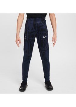Spodnie piłkarskie dla dużych dzieci Nike Dri-FIT Tottenham Hotspur FC Strike - Niebieski ze sklepu Nike poland w kategorii Spodnie chłopięce - zdjęcie 171174297