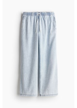 H & M - Dżinsowe spodnie bez zapięcia - Niebieski ze sklepu H&M w kategorii Spodnie damskie - zdjęcie 171174597