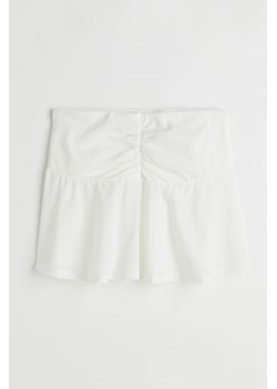 H & M - Spódnica z marszczeniem - Biały ze sklepu H&M w kategorii Spódnice - zdjęcie 171174657