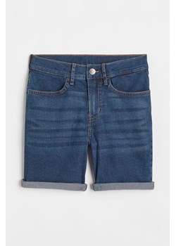 H & M - Szorty dżinsowe Slim Fit - Niebieski ze sklepu H&M w kategorii Spodenki męskie - zdjęcie 171174677