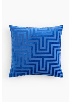 H & M - Aksamitna poszewka na poduszkę - Niebieski ze sklepu H&M w kategorii Poszewki na poduszki - zdjęcie 171174716