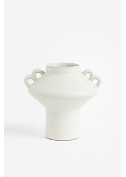 H & M - Mały wazon z terakoty - Biały ze sklepu H&M w kategorii Wazony - zdjęcie 171174727