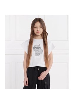 Karl Lagerfeld Kids T-shirt | Regular Fit ze sklepu Gomez Fashion Store w kategorii Bluzki dziewczęce - zdjęcie 171179325