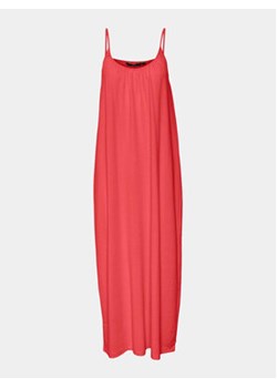 Vero Moda Sukienka letnia Luna 10286077 Czerwony Regular Fit ze sklepu MODIVO w kategorii Sukienki - zdjęcie 171181227