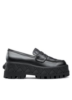 Kurt Geiger Półbuty London Loafer 9353400109 Czarny ze sklepu MODIVO w kategorii Półbuty damskie - zdjęcie 171181256